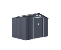 Zahradní domek ARES C 5,29 m2 antracit + podlahová konstrukce ARES C IWH-10230003 + IWH-10 (1)