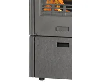 PLAMEN PLAMEN Litinová krbová kamna LAGUNA - hnědá (3)