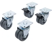 BGS Sada otočných koleček, pro plážové koše, O 75 mm, 4dílná BGS Sada otočných koleček, pro plážové koše, O 75 mm, 4dílná