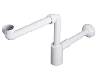 BRUCKNER CRONO umyvadlový sifon šetřící místo, 5/4", DN32, bílá BRUCKNER CRONO umyvadlový sifon šetřící místo, 5/4", DN32, bílá