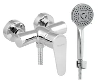 NOVASERVIS Sprchová nástěnná baterie Titania Fresh ECO, 100 mm, chrom - 96065,0E NOVASERVIS Sprchová nástěnná baterie Titania Fresh ECO, 100 mm, chrom - 96065,0E