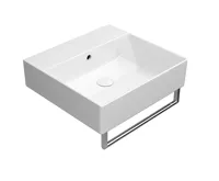 GSI KUBE X keramické umyvadlo 50x47cm, bez otvoru, bílá ExtraGlaze (5)