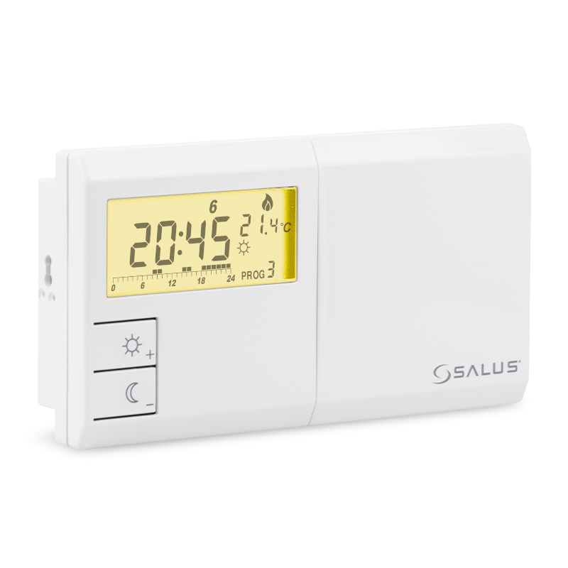 SALUS Týdenní programovatelný termostat 091FLv2, Drátové