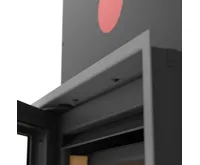 HS Flamingo Krycí rámeček krbové vložky FLAMINGO S5, 20 mm, šedý (2)