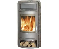 ABX Polar  4 Krbová kamna - šedý/černý plech žula paradiso (vč.HD) | AKCE Zdravá láhev 0,7l