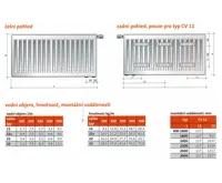 Radiátor VK 22-500/1200 - PURMO | Termohlavice ZDARMA (3)