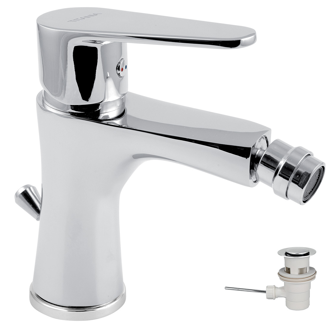 Novaservis bidetová baterie s výpustí titania fresh chrom - 96011,0