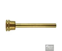 REGULUS Jímka pro 1 čidlo, 7 x 9 x 100 mm, 1/2&quot;, mosaz