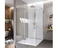 Sprchový kout, Novea, obdélník, 100x120 cm, chrom ALU, sklo Čiré, dveře levé a pevný díl Sprchový kout, Novea, obdélník, 100x120 cm, chrom ALU, sklo Čiré, dveře levé a pevný díl