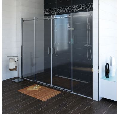 GELCO DRAGON sprchové dveře 1700mm, čiré sklo