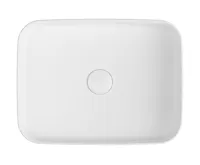 ISVEA INFINITY RECTANGLE keramické umyvadlo na desku, 50x36cm, bílá mat (4)