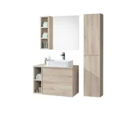 Aira desk, koupelnová skříňka, dub, 2 zásuvky, 1210x530x460 mm (9)