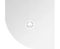 POLYSAN FLEXIA vanička z litého mramoru čtvrtkruh, s možností úpravy rozměru, 80x80cm, R550