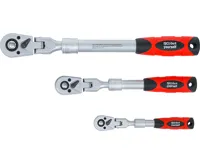 BGS Sada přepínacích ráčen ,  teleskopická, úhlová ,  6,3 mm (1/4") - 10 mm (3/8") - 12,5 mm ( (2)