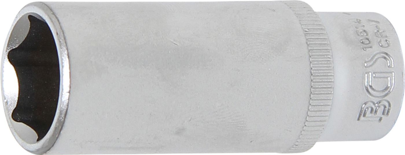 Bgs hlavice nástrčná 1/4"  14,0 mm, prodloužená, protorgue