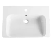 KERASAN INKA keramické umyvadlo polozápustné, 60x40cm, bílá (6)