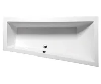 POLYSAN ANDRA R SLIM asymetrická vana 170x90x45cm, bílá (4)