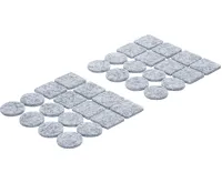 BGS Sada filcových podložek pod nábytek, šedě melírované, 32dílná BS80704 BGS Sada filcových podložek pod nábytek, šedě melírované, 32dílná BS80704