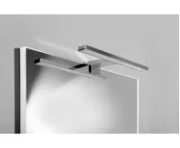 AQUALINE SERAPA LED svítidlo 5W, 230V, 300x40x100mm, IP44, plast, chrom (4)