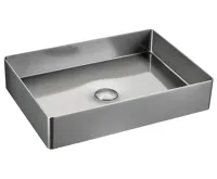 SAPHO AURUM nerezové umyvadlo na desku, 50x35,2cm, včetně výpusti, nerez mat SAPHO AURUM nerezové umyvadlo na desku, 50x35,2cm, včetně výpusti, nerez mat