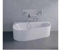 POLYSAN PROJEKTA DL MONOLITH nástěnná stojící vana 156x77x60cm, bílá (4)