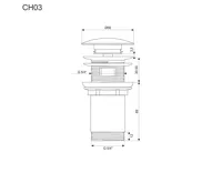 Pileta k sifonu umyvadlovému 5/4" Clic - Clac velká (1)