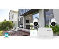 TUYA / SmartLife Bezdrátový kamerový systém, 2x Kamera (Full HD 1080p), IP65, Noční vidění, bílá (15)