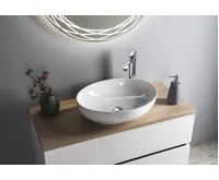 SAPHO OFELIE keramické umyvadlo na desku, 52x40cm, bílá (7)