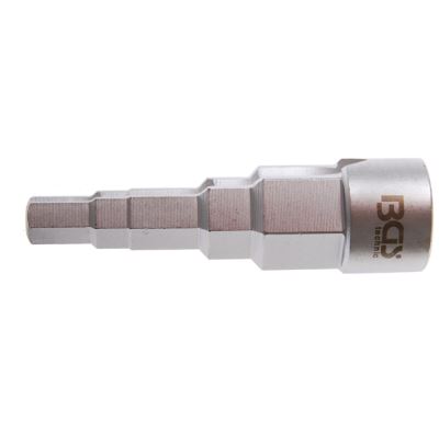 BGS Klíč kombinovaný stupňovitý ,vnitřní čtyřhran1/2", 3/8"-7/16"-1/2", 16 mm, 21 mm