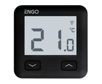 ENGO Controls Chytrý drátový termostat E10-W, WiFi, ENGO Smart, TUYA, černá