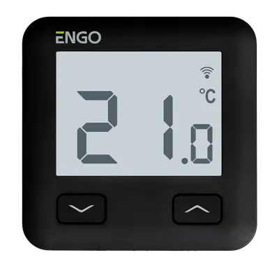 ENGO Controls Chytrý drátový termostat E10-W, WiFi, ENGO Smart, TUYA, černá