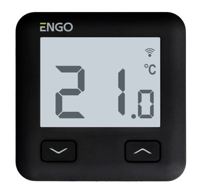 ENGO Controls Chytrý termostat E10-B, černý, ENGO Smart, TUYA