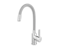 NOVASERVIS Dřezová baterie s flexi ramenem, šedá-chrom, 70710,0S NOVASERVIS Dřezová baterie s flexi ramenem, šedá-chrom, 70710,0S