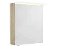 SAPHO LINEX galerka s LED osvětlením, 60x70x15cm, levá/pravá, jilm bardini