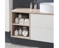 Aira desk, koupelnová skříňka, spodní, dub, 400x530x460 mm (3)