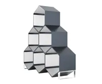 Přístřešek na dřevo plechový EOS GW-A 6ks antracit IWH-10230037 - výprodej (4)