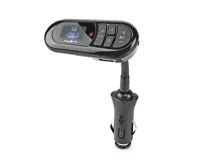 FM transmitter do auta | Husí krk | Hands free volání | 0.4 " | LCD obrazovka | Bluetooth® | 5.0 V DC / 0.5 A | Google Assistant / Siri | Černá (6)
