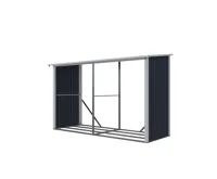 Přístřešek na dřevo plechový HESTIA AW-C antracit IWH-10230009 (2)