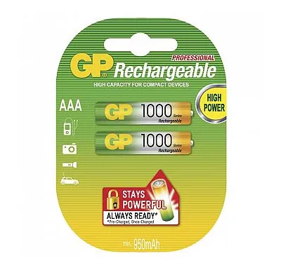 GP Batteries Nabíjecí baterie GP NiMH AAA 2 ks