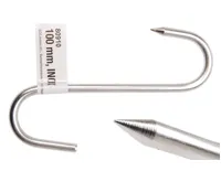 BGS Hák S-forma se špicí, nerezový, 100 mm
