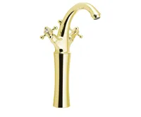 SAPHO ANTEA stojánková umyvadlová baterie vysoká s výpustí, výška 300mm, zlato