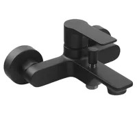 SAPHO PAX nástěnná vanová baterie, černá mat SAPHO PAX nástěnná vanová baterie, černá mat