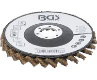 BGS Lamelový brusný kotouč | netkaná textilie | O 125 mm | zrnitost 80 - BGS 74472 (2)