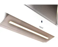 CATA Odsavač par JUNO A+, nerez, bílé sklo 600mm (3)