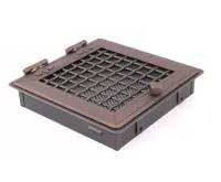 HS Flamingo Krbová mřížka STYLOVÁ 21x21 cm, měděná patina