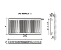 Radiátor VKM 11-300/1400 - PURMO (2)