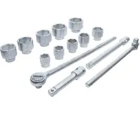 BGS Gola sada 1" 36,0-80,0 mm, 15 dílů, Kraftmann (1)