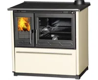 PLAMEN Sporák na tuhá paliva 850 GLAS - P béžový PLAMEN Sporák na tuhá paliva 850 GLAS - P béžový