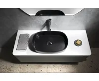 ISVEA INFINITY OVAL keramické umyvadlo na desku, 55x36cm, černá mat (5)