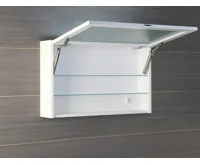 SAPHO CLOE galerka s LED osvětlením 80x50x18cm, bílá (5)